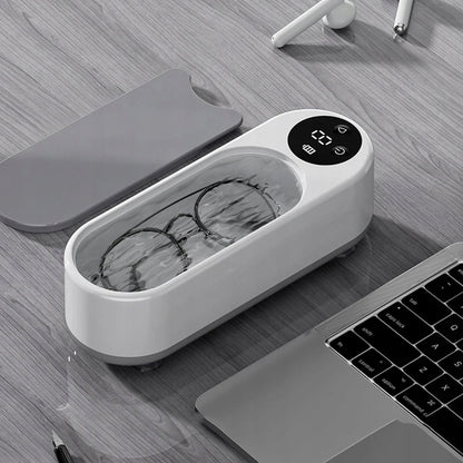 CleanPod One ultrasonic cleaner – white variant, top view